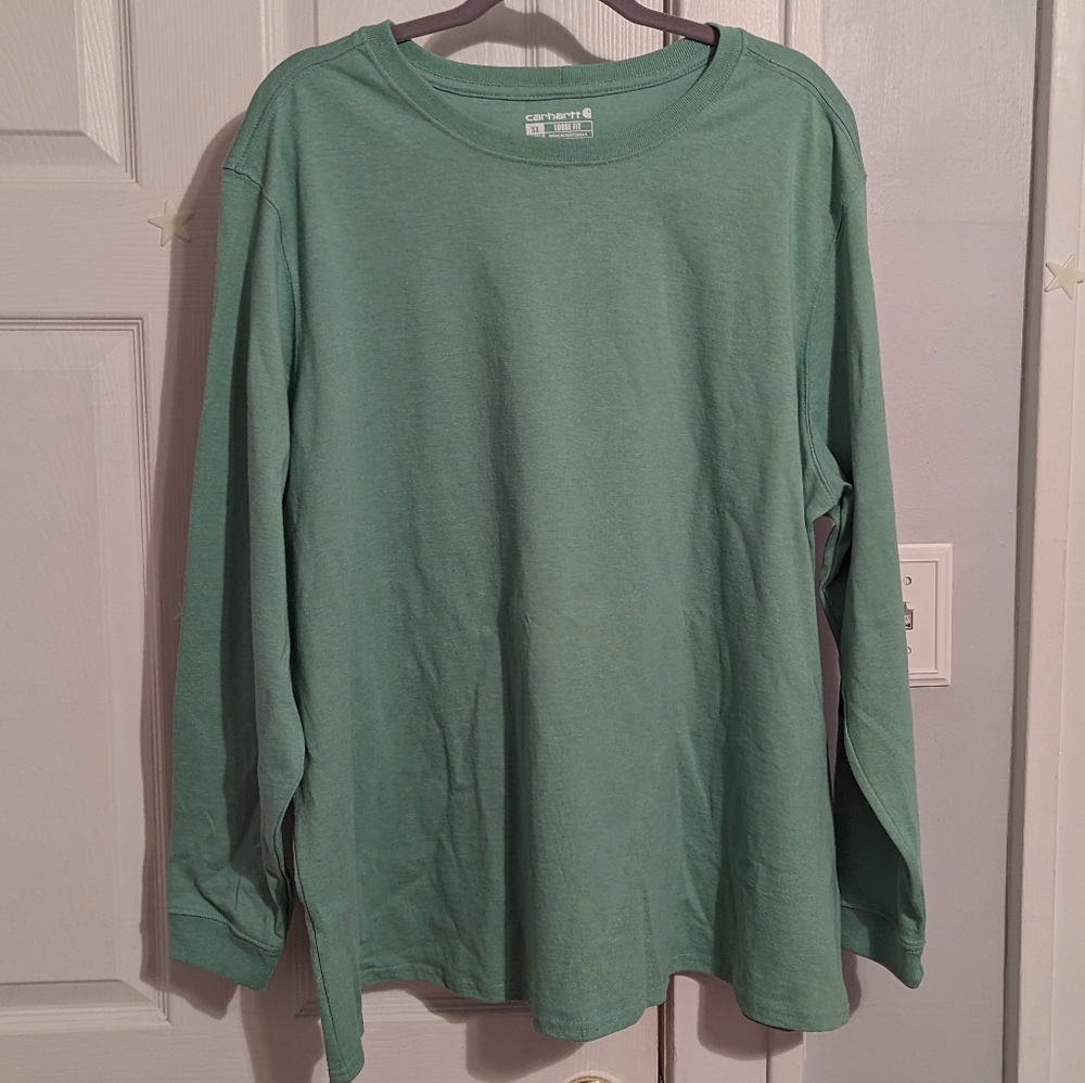 Carhartt long sleeve T-shirt in mint